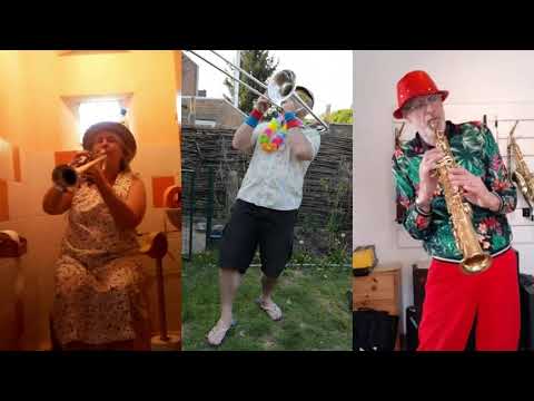 De Propere Fanfare in quarantaine #kunstachterglas