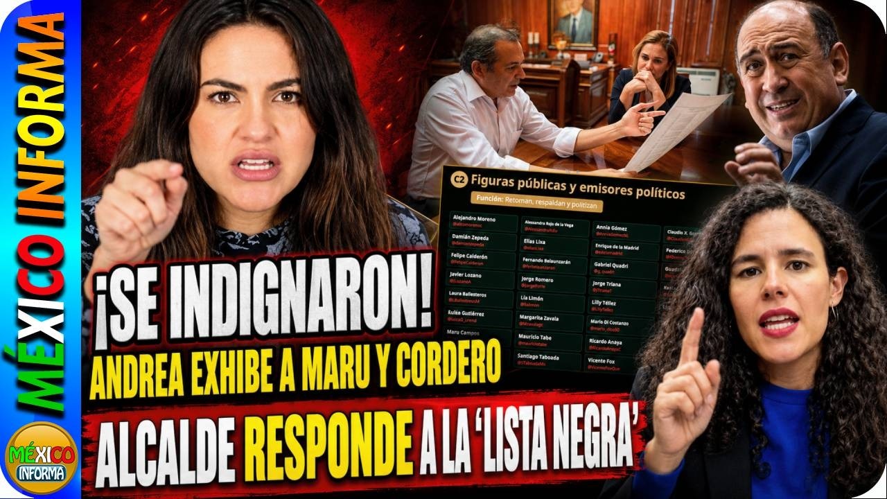 SE OFENDIERON LOS CHAYOTEROS Y OPOSITORES. ALCALDE LES RESPONDE. ANDREA EXHIBE A CORDERO Y MARU.