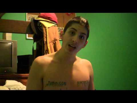 Juggalo who got his nipple rings bit off