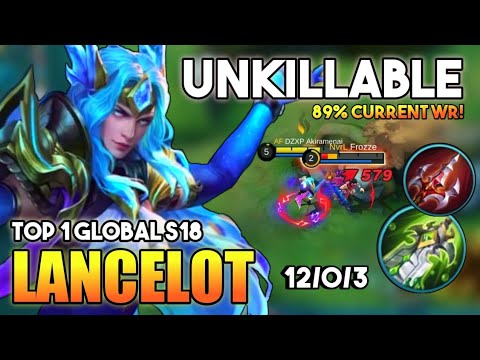 Lancelot Unlimited Dash | Lancelot Best Build 2020 | Top 1 Global Lancelot | Mobile legends✓