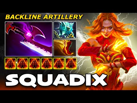Squad1x LINA [S Tier MID 7.35d] - Full Gameplay Dota Class