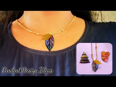 How to make beautiful pendant using DVD | Best out of waste craft| DIY jewellery|Homemade jewellery