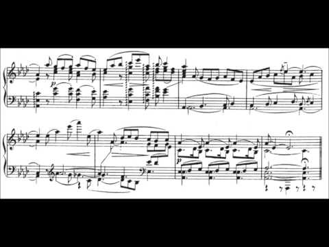 Meinders plays Lyadov - Variations sur un thème populaire polonais, Op.51 + sheet music