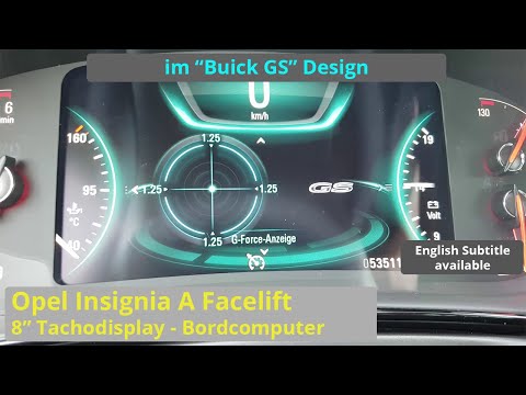 Opel Insignia A Facelift - Bordcomputer Freischaltung - Buick GS Design - Vorher/Nachher