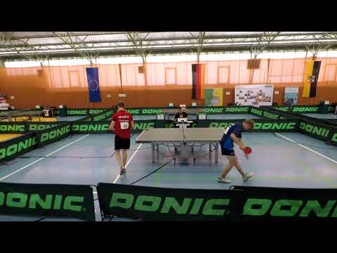 Mitteldeutsche Meisterschaften Tischtennis 2021 in Hettstedt (Herren-Spiel 7 Tisch 3&4)