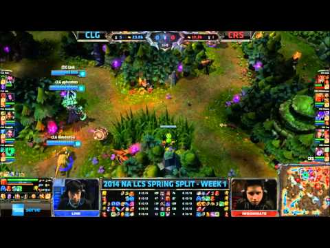 LCS 2014 NA Spring Week 1 Day 3 - Curse (CRS) vs Counter Logic Gaming (CLG)