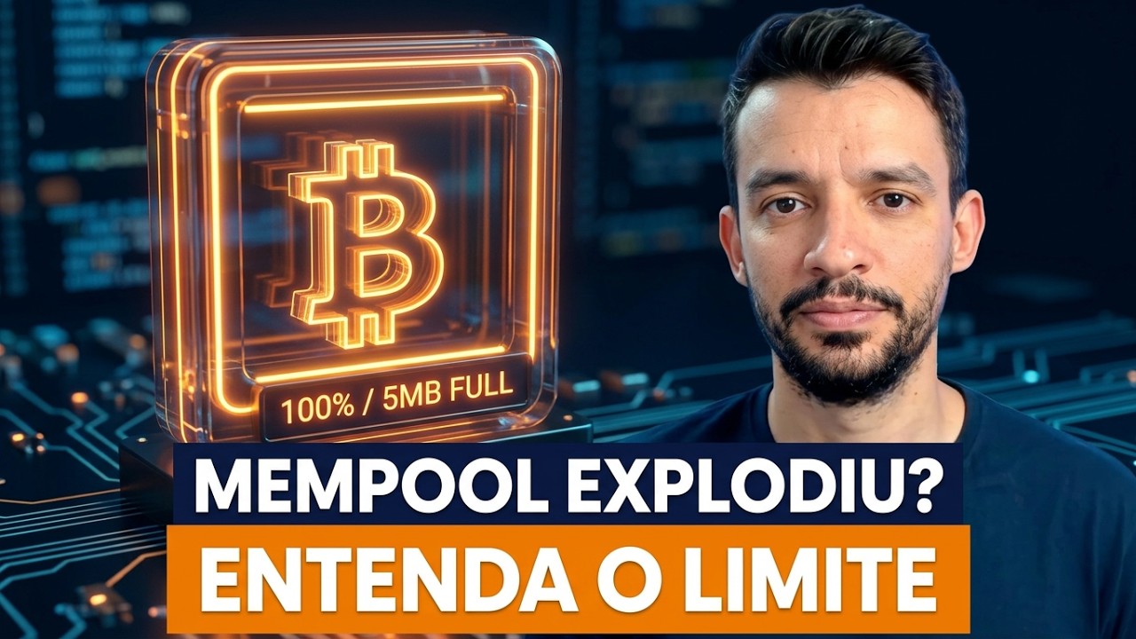 O que acontece quando a MEMPOOL do Bitcoin enche? | Curso Gratuito Bitcoin Coders