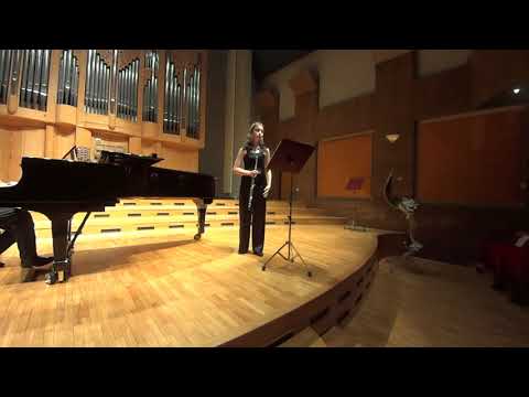 Lara Oblak/ E. Bozza (14 Etudes-Arabesques) Etude No. 5,  C. P. E. Bach: Concerto in D minor