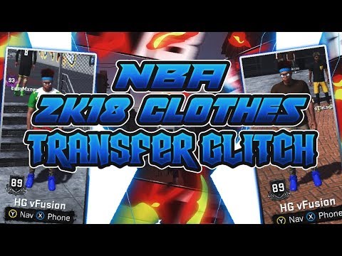 *BRAND NEW* NBA 2K18 CLOTHES TRANSFER GLITCH!! GET HALLOWEEN GLASSES ON ANY PLAYER YOU WANT!!