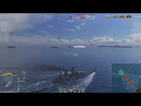Alaska T9 US Cruiser | Kraken Carry, 3k Base XP | World of Warships