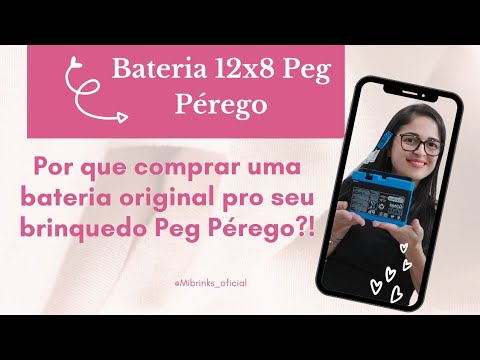 Bateria 12x8 Peg Pérego em Bauru