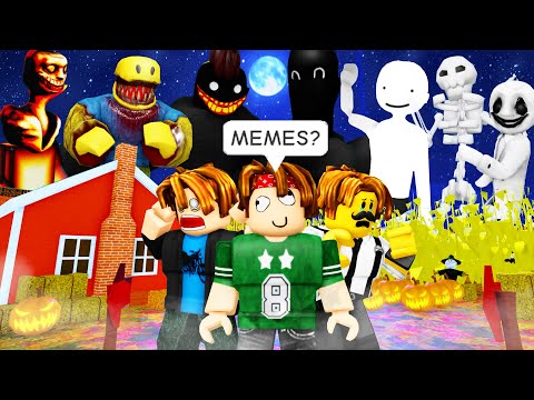 ROBLOX Work at a Pizza Place Funny Moments Part 6 (MEMES) 🎃