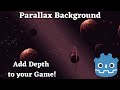 Parallax Background with 1 Line of Code! - Godot Engine 4.0 Tutorial 2D