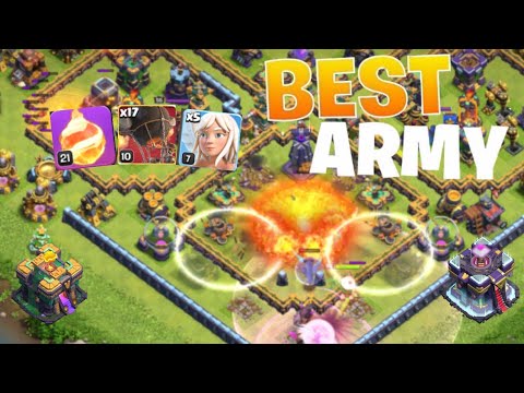 Rocket Loon Fireball attack strategy - TH14 - TH 15 #clashofclans