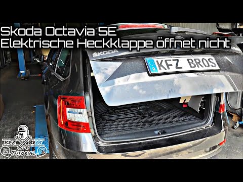 Skoda Octavia 5E | Elektrische Heckklappe öffnet nicht | Stellmotoren wechseln | electric tailgate