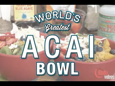 Worlds best Acai bowl recipe with AJ Agazarm - Secrets revealed!