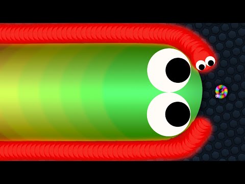 Slither.io Tiny Pro Snake Trolling Giant Noob Snakes - Epic Slitherio Gameplay