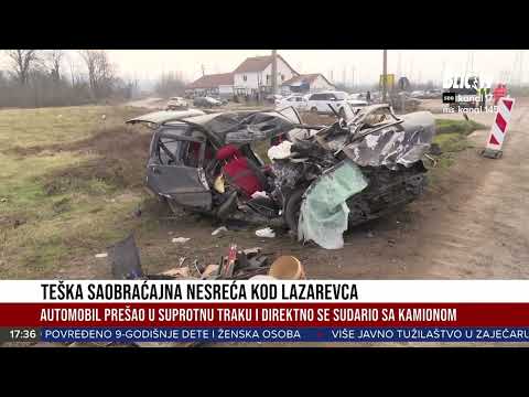 Saobraćajna nesreća kod Lazarevca: Poginule dve osobe, povređeno dete i 18-godišnja devoja