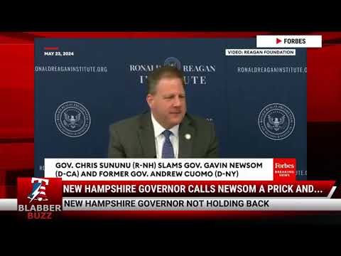 Watch: New Hampshire Governor Calls Newsom A Prick And...
