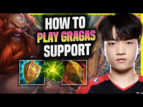 LEARN HOW TO PLAY GRAGAS SUPPORT LIKE A PRO! - T1 Keria Plays Gragas Support vs Rakan! | Season 2022