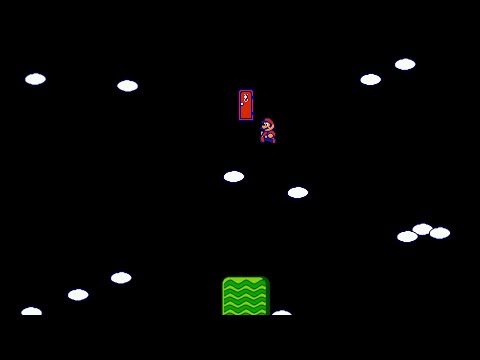 Super Mario Bros 2 World 1-1 entering first door