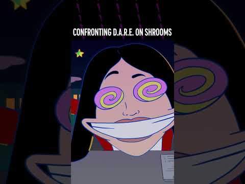 Rachel Wolfson took shrooms, then she took on D.A.R.E. | Watch on @animated | #shorts