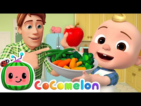 Yes Yes Vegetables and Fruits Songs! | CoComelon Nursery Rhymes & Kids Songs