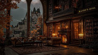 Download lagu Medieval Castle Library Ambience | Cozy Study Nook | Dark Academia Autumn Vibes for Reading & Write mp3