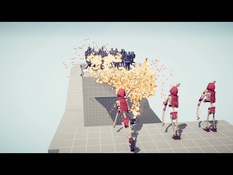 FIRE GODS TRIO vs 100x UNITS - Totally Accurate Battle Simulator TABS