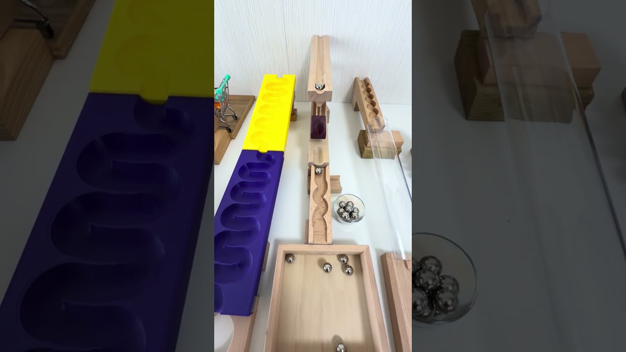 Marble Run Race ⭐ Soothing marbles roll along ⑤