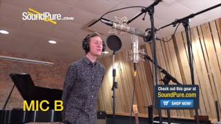 Video thumbnail for 87-Style Male Vocal Mic Shootout: Warm Audio WA87 vs Neumann U87Ai vs Peluso P87 by soundpurestudios
