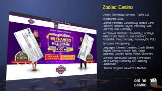 How to win at Zodiac casino: tricks in the review by OnlineCasinoBOX.net