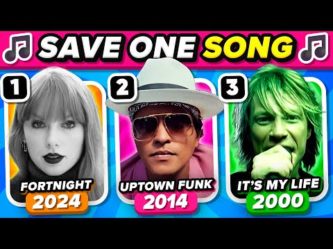 SAVE ONE SONG PER YEAR ???? TOP Songs 2024 - 2000 | Music Quiz