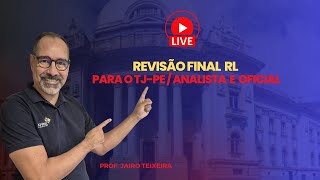 REVISÃO FINAL de raciocínio lógico para Analista e Oficial do TJ-PE!