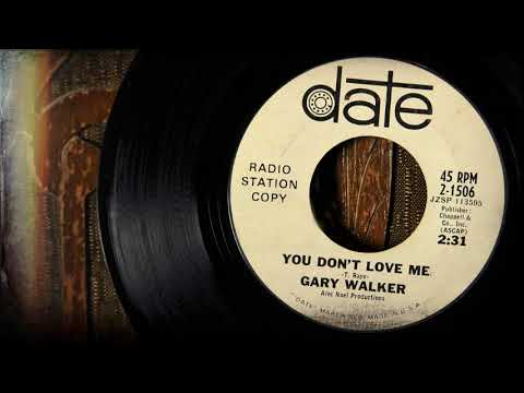 Gary Walker - You Don't Love Me  ...1966
