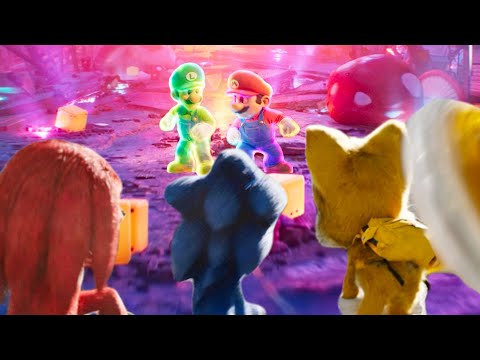 Sonic in Super Mario Bros.