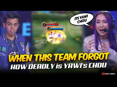 WHEN THIS TEAM FORGOT, HOW DEADLY is YAWI's CHOU . . .😮