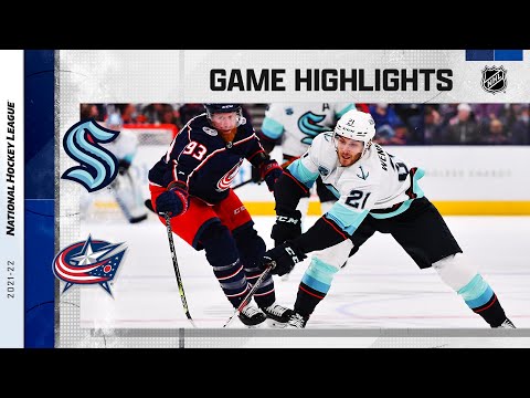 Kraken @ Blue Jackets 10/16/21 | NHL Highlights