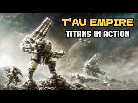 Super-Heavy Battlesuits of Tau vs Orks invasion [WARHAMMER 40,000]