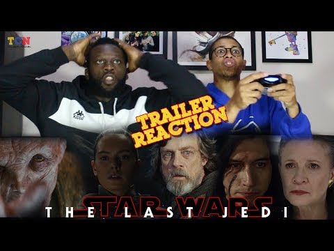 Star Wars The Last Jedi Trailer REACTION!!