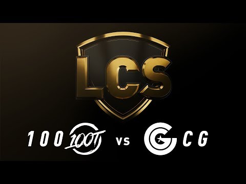 100 vs. CG - Week 3 Day 1 | LCS Spring Split | 100 Thieves vs. Clutch Gaming Gaming (2019)