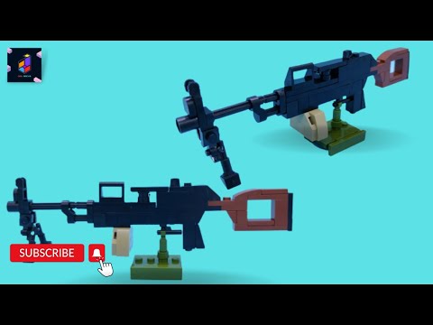 Lego Weapon & Guns - RPK - PKP - Sy Brick - Unofficial ( Speed Build Tutorial )