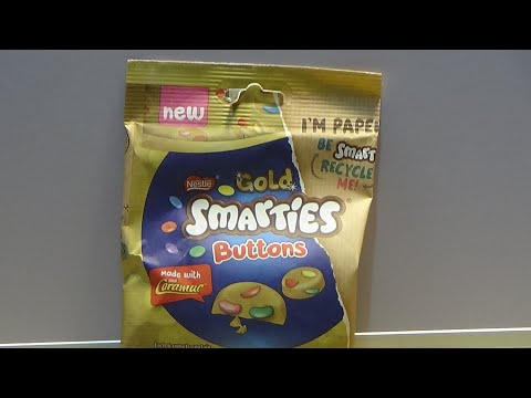 New Nestle Gold Smarties Buttons with Caramac.
