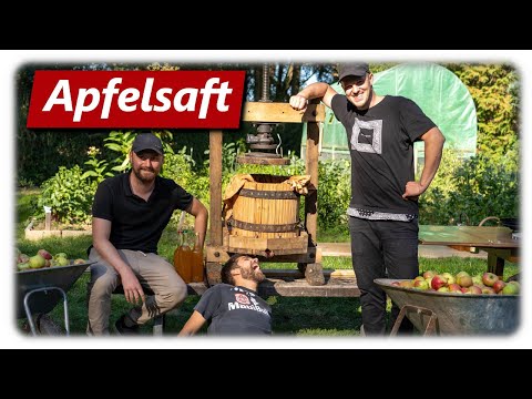 APFELSAFT selber machen | Pressen, haltbar machen, abfüllen