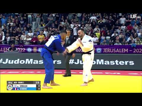 Masters 2022. 66 kg. Round 2. SHMAILOV Baruch ISR - SEDDOUKI Reda FRA
