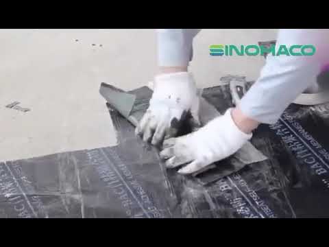 Self adhesive bitumen membranes for pipe joint