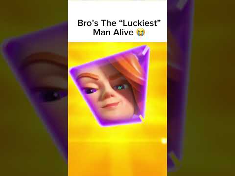 Bro’s The “Luckiest” Man Alive 😭 #clashroyale #clashroyaleshorts #clashroyalememes #shorts