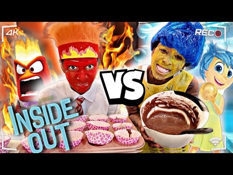 INSIDE OUT EMOTIONS BAKING CHALLENGE !! | VLOGTOBER DAY 14
