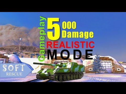 REALISTIC MODE 5000 Damage - WoT blitz Update 6.0