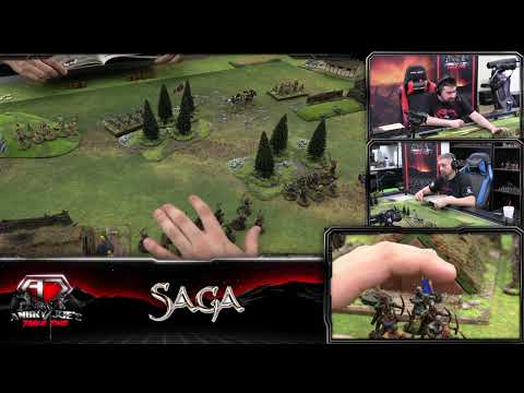 Historical Tabletop Gaming SAGA Battle Report: Anglo-Saxons Vs Anglo-Danes